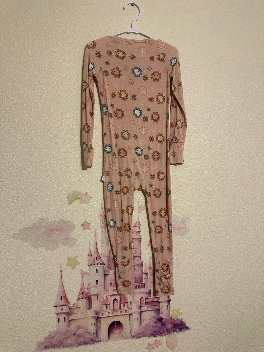 Girls Hippie Bamboo Double Zip One-Piece Pjs